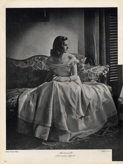 Jacques Heim 1946 Evening Gown, Photo Savitry
