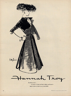 Hannah Troy (Couture) 1956 E.M Farson