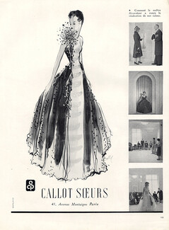Callot Soeurs 1938 Evening Gown