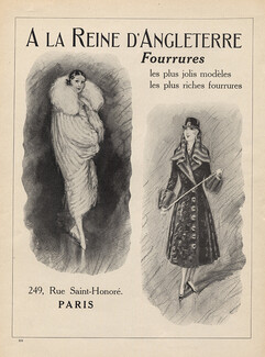 A La Reine d'Angleterre (Furs) 1925