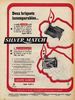 Silver Match 1958 Lighter