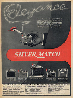 Silver Match 1956 Lighter