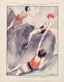 Fabiano 1928 ''La géographie rendue attrayante'' Swimwear