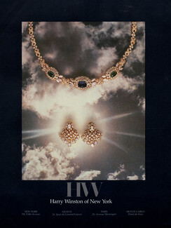 Harry Winston 1982 Necklace, Earrings