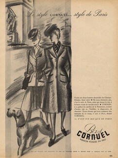 Cornuel (Stockings Hosiery) 1941 Fox Terrier Dog
