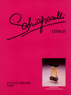 Schiaparelli (Perfumes) 1978 Shocking you