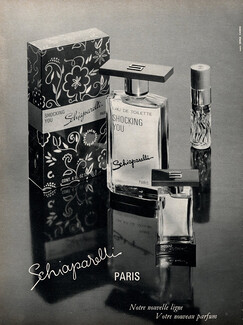 Schiaparelli (Perfumes) 1976 "Shocking you" Photo Serge Carrie
