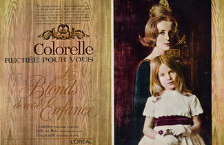 L'Oréal (Dyes for hair) 1963 Colorelle, Photo Ronnie Burg