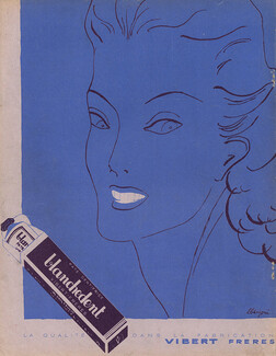 Blanchedent 1941 Bénigni (blue)