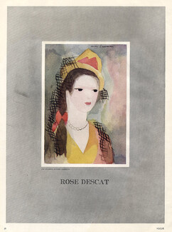 Rose Descat 1938 Marie Laurencin