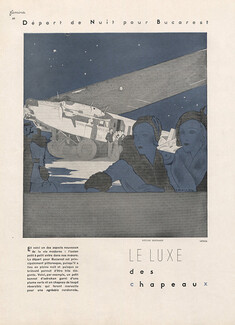 Demachy 1930 Louise Bourbon & Lewis | Hats Airplane
