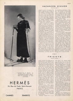 Hermès (Sportswear) 1935 ''Bayard'', Hermeski, Fashion Photography