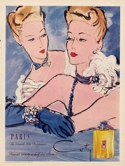 Coty (Perfumes) 1943 "Paris", Eric