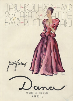 Dana (Perfumes) 1947 Facon Marrec