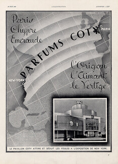 Coty 1939 Pavillon... exposition de New York