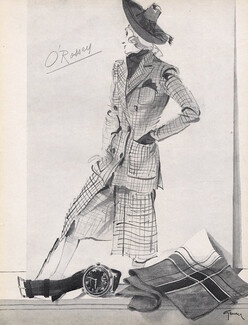 O'Rossen 1946 René Gruau, Fashion Illustration