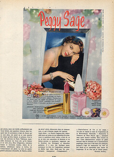 Peggy Sage 1954 Lipstick, Nail Polish