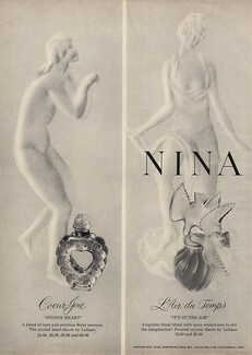 Nina Ricci (Perfumes) 1956 Coeur-Joie & L'Air du Temps