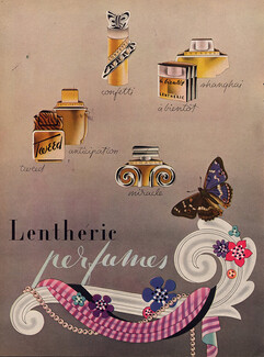 Lenthéric 1942 A Bientôt, Confetti, Tweed, Shanghaï...