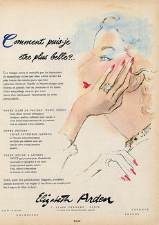 Elizabeth Arden 1954 Lipstick, Nail Polish