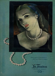 La Tausca (Pearls) 1946 ''Carrol'' by Lucien Bernhard