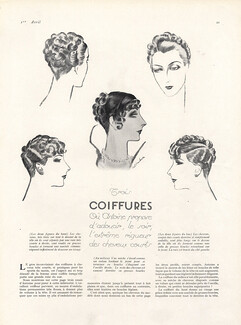 Hairstyles 1927 ''Trois Coiffures'', Eric