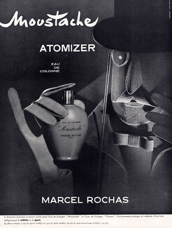 Marcel Rochas (Perfumes) 1956 Moustache Atomizer