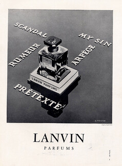 Lanvin (Perfumes) 1960 Prétexte