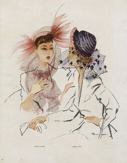 Rose Valois & Maria Guy 1948 Mourgue
