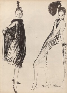 Givenchy 1957 René Bouché