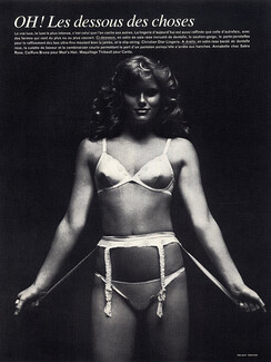 Christian Dior (Lingerie) 1977 Helmut Newton, garter belt