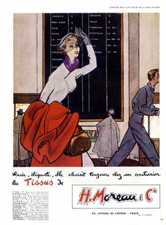H. Moreau & Cie (Textile) 1952 Mourgue