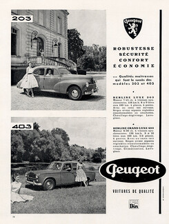 Peugeot 1957 Peugeot 203 & 403