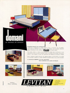 Levitan 1957 Domani, Formica, Creations Henri Lancel