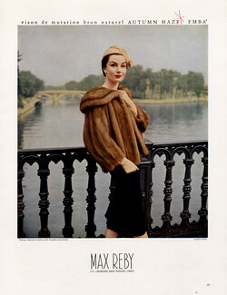 Max Reby (Fur clothing) 1957 Emba, Ph. Virginia Thoren
