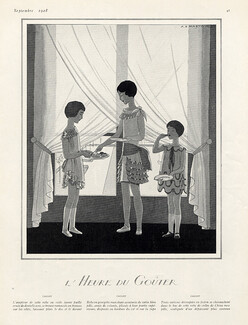 Callot Soeurs 1928 Fashion Girls, Edouard Marty