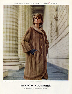 Marron Fourrures 1963 Emba Autumn Haze, Fur Coat