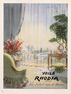 Voile Rhodia (Fabric) 1948 Pierre Pagès
