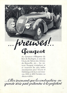 Peugeot 1937 "Convertible 302 & 402"