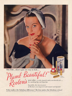 Revlon 1949 Nail Polish Lipstick