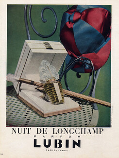 Lubin (Perfumes) 1948 Nuit de Longchamp Jockey Hat Elshoud