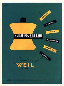 Weil (Perfumes) 1950 Massa