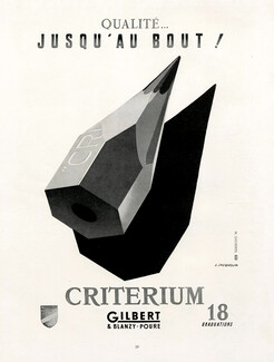 Criterium (Pens) 1951 Gilbert & Blanzy - Poure, Jacquelin