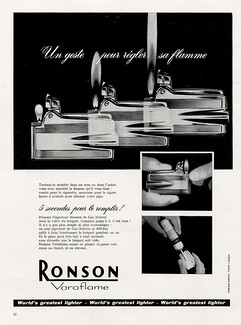 Ronson (Lighters) 1959 Photo Coquin