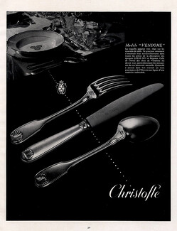 Christofle (Silversmith) 1953 Modèle Vendome