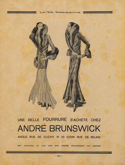 André Brunswick (Fur clothing) 1929