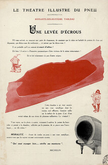 Michelin 1913 - 78ème tableau ''Une Levée d'Ecrous''