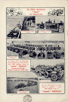 Michelin 1913 - 64ème tableau ''Jumelé Michelin'' Tripolitaine