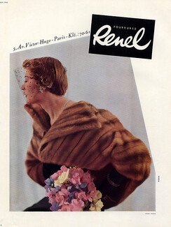Renel (Fur Clothing) 1953 Fashion Photography