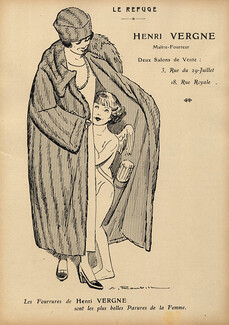 Henri Vergne (Fur clothing) 1924 Roubille